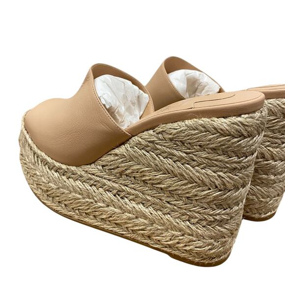 Christian Louboutin Ariella Zeppa 130 Leather Espadrille Wedge Sandal 8 - - Picture 4 of 8